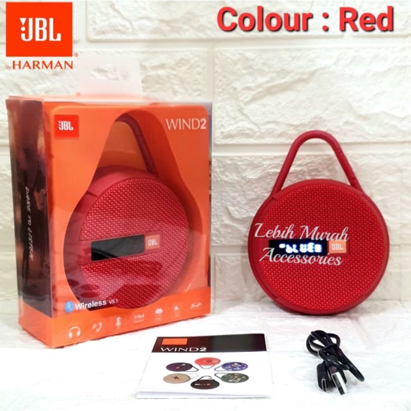 New Speaker Bluetooh JBL Wind 2 GOWES Speaker Aktip JBL Wind2 Speaker Bluetooh MINI