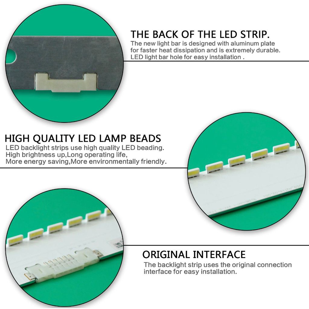 BACKLIGHT SAMSUNG UA-49KU6500 UA-49KU6900 BL LAMPU LED 49 INC INCH