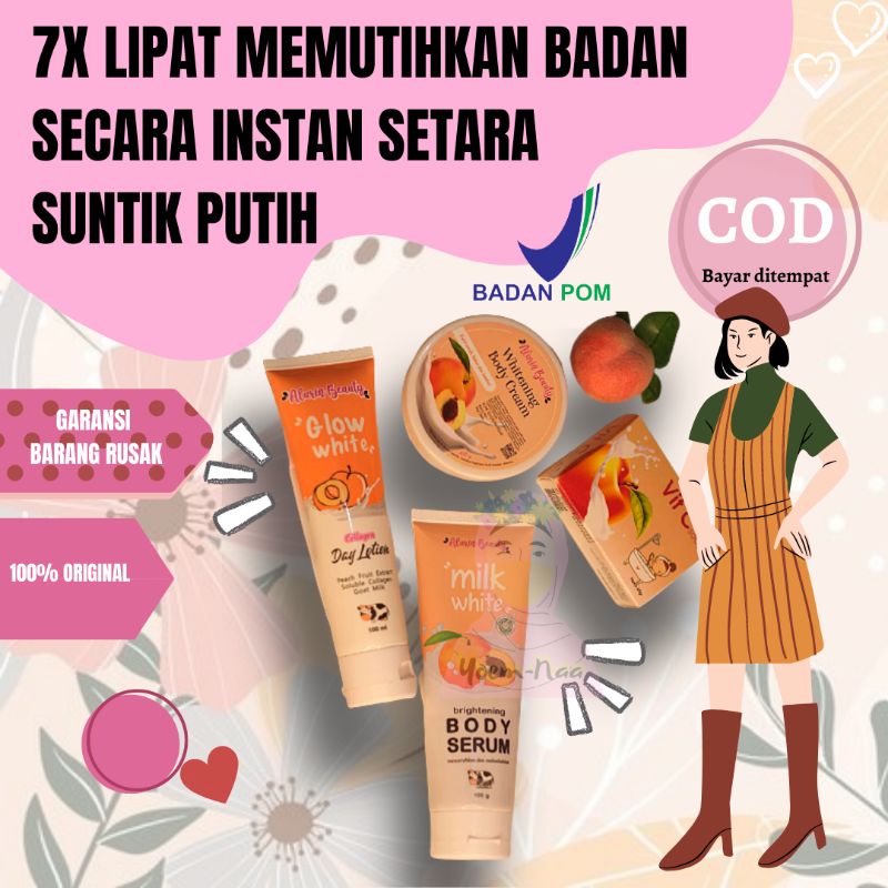 ALURIN PEMUTIH BADAN BPOM BLEACHING BADAN BIBIT PEMUTIH ALBADANURIN BEAUTY PEMUTIH