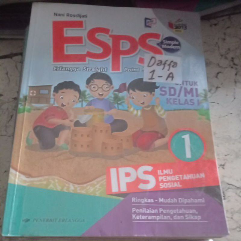 Buku esps ips 1 sd revisi 2016