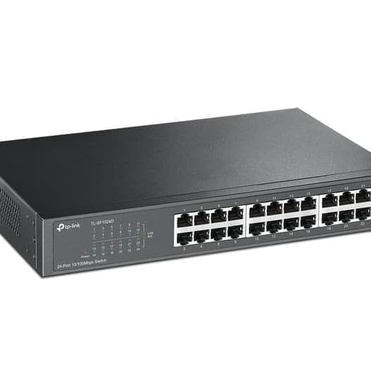 TP-Link TL-SF1024D 24-port 24 port 10/100 Switch Hub Steel Case | TPLink GARANSI RESMI