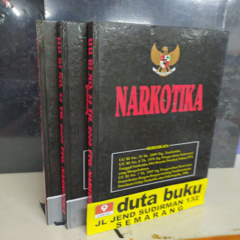 buku Undang undang - UU Narkotika