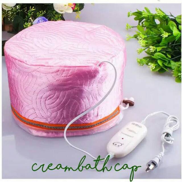 Topi Krimbat Rambut - Creambath Cap Hat Steamer - Hair Treatment