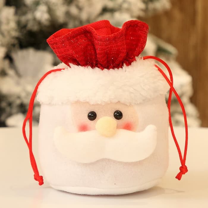 XTP tas serut permen apel mini souvenir natal kado bag christmas