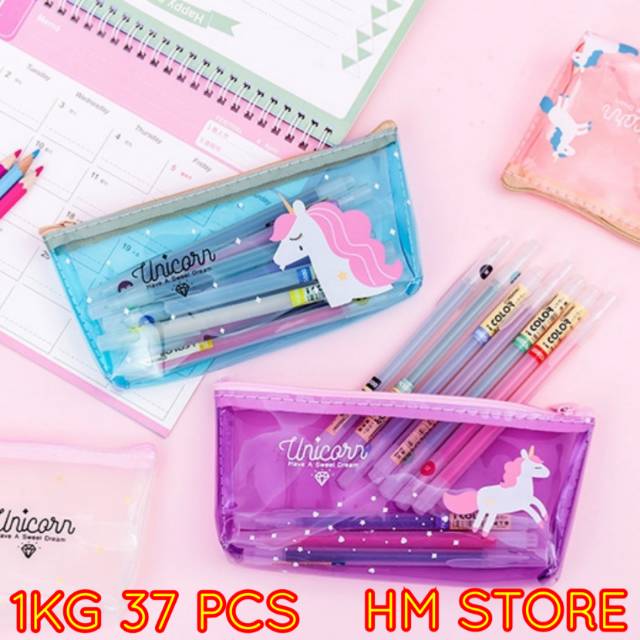 

Pencil Case Unicorn Have A Sweet Dream Kotak Pensil Unicorn Unik Lucu dan Trendy Tempat Alat Tulis