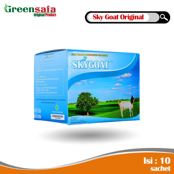 

c011cc Susu Etawa Sky Goat 2 Box / 20 Sachet - Original Xa201As