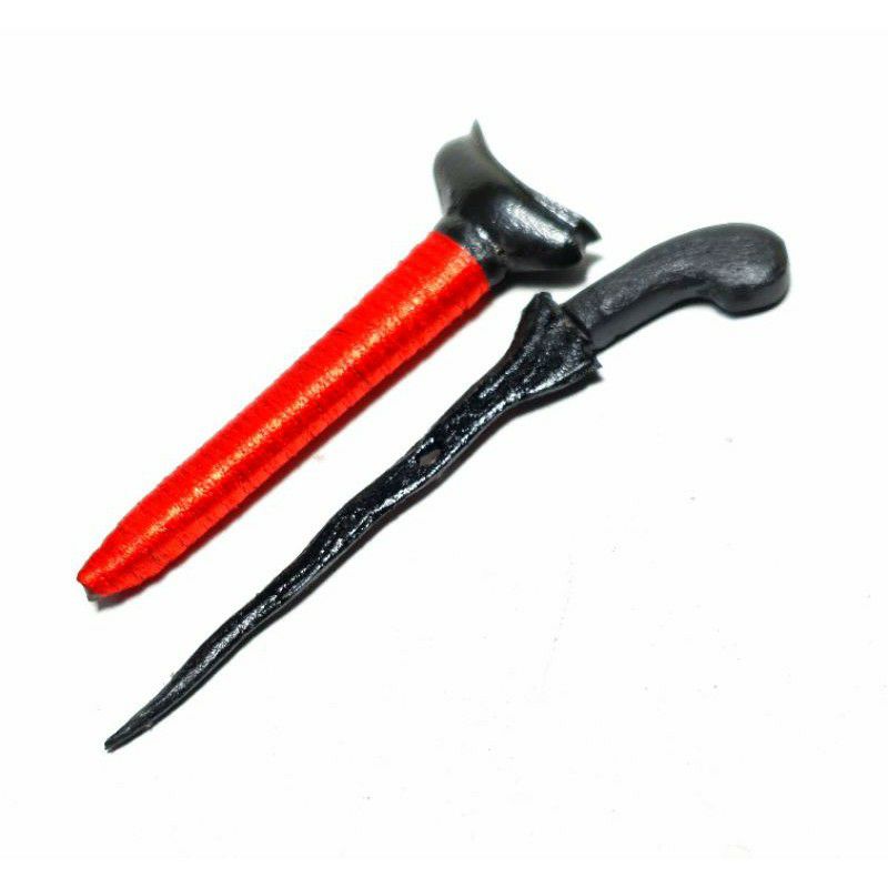 Souvenir keris combong mini pita merah isi 20 pcs