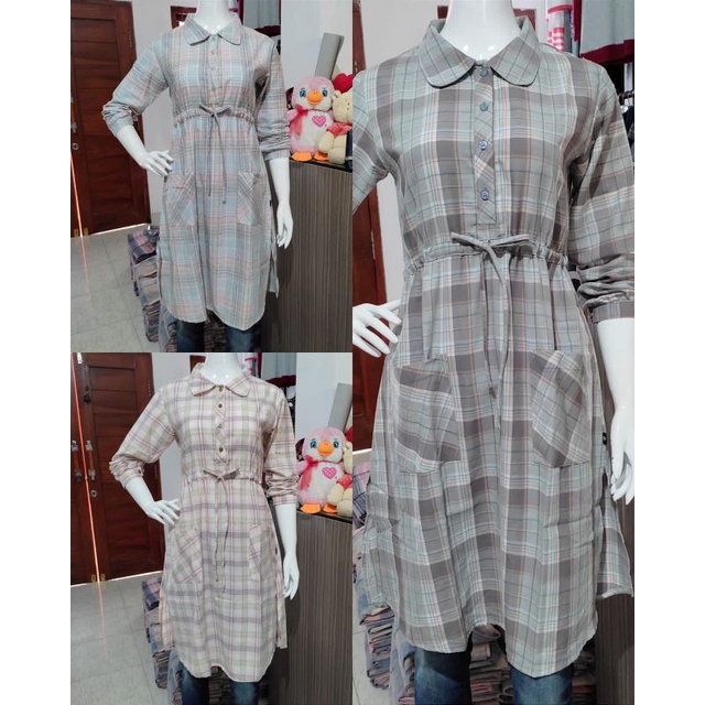 LONG TUNIK WANITA ALLYZZIA BRANDED ORIGINAL TNKALLYZ226