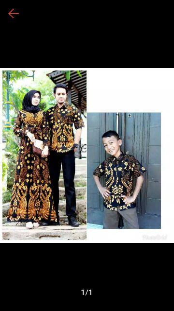 Grosir Couple Gamis Batik Sogan