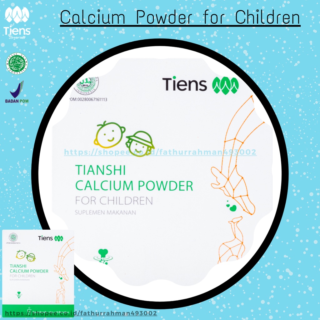 Tianshi Calcium Powder for Children | Calcium Anak | Calcium 3 | Tiens Makassar