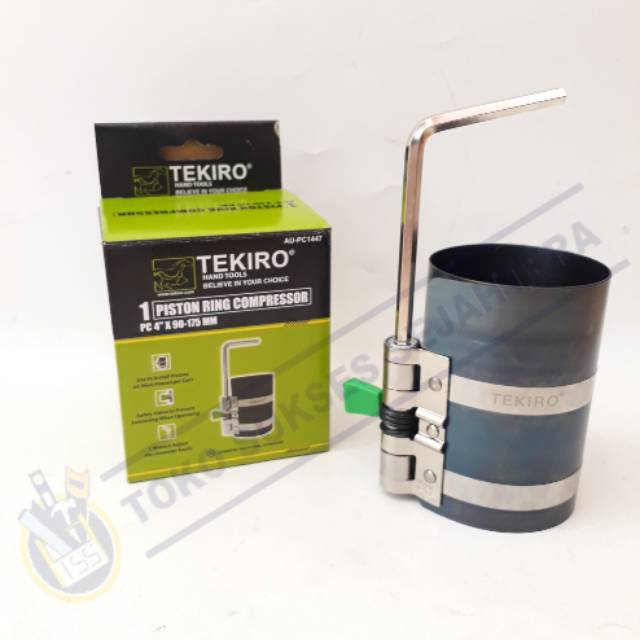 TEKIRO PISTON RING COMPRESSOR 4 INCH X 90 - 175 MM/ PISTON RING 4 INCH KOMPRESSOR 4” X 90 - 175 MM