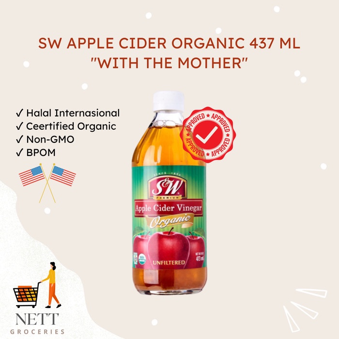 

Jual Sw Apple Cider Organic 437 Ml "With The Mother