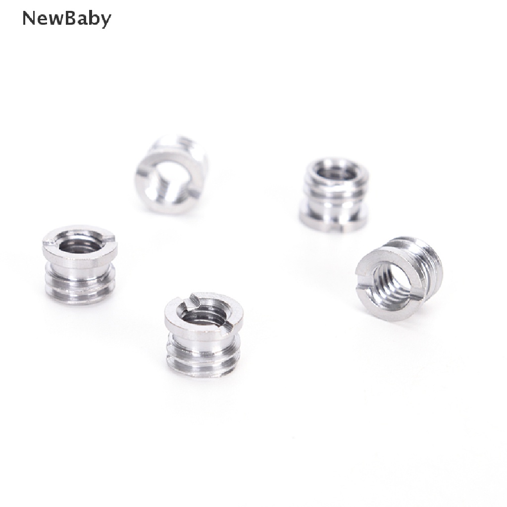 Newbaby 5pcs Adapter Konverter Sekrup 1 / 4 &quot;Ke 3 / 8&quot; Untuk Tripod &amp; Kamera X8K5