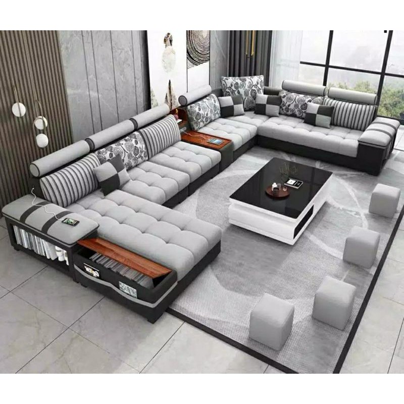 SOFA MINIMALLIS MODEL TERBARU / KURSI RUANG TAMU SUPER MEWAH/ / SOFA RUANG KELUARGA