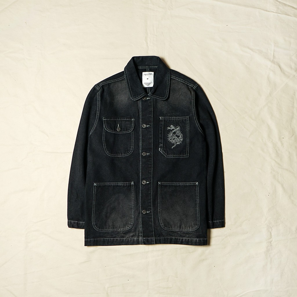 Jimmy and Martin - Death Inside Chore Jacket - Black Washed - 2009