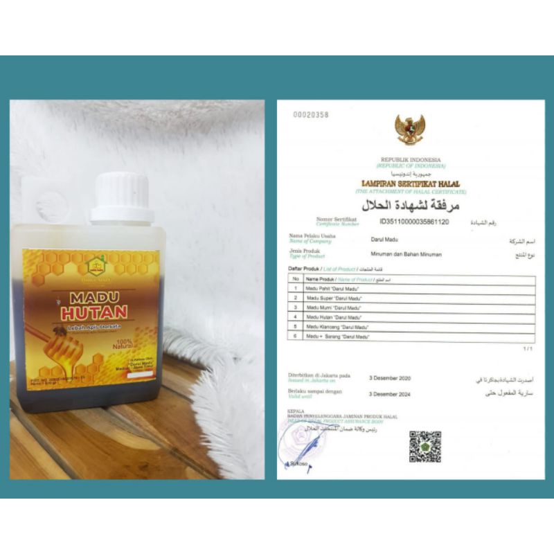 

MADU HUTAN ORIGINAL (Apis Dorsata) 500 Gram