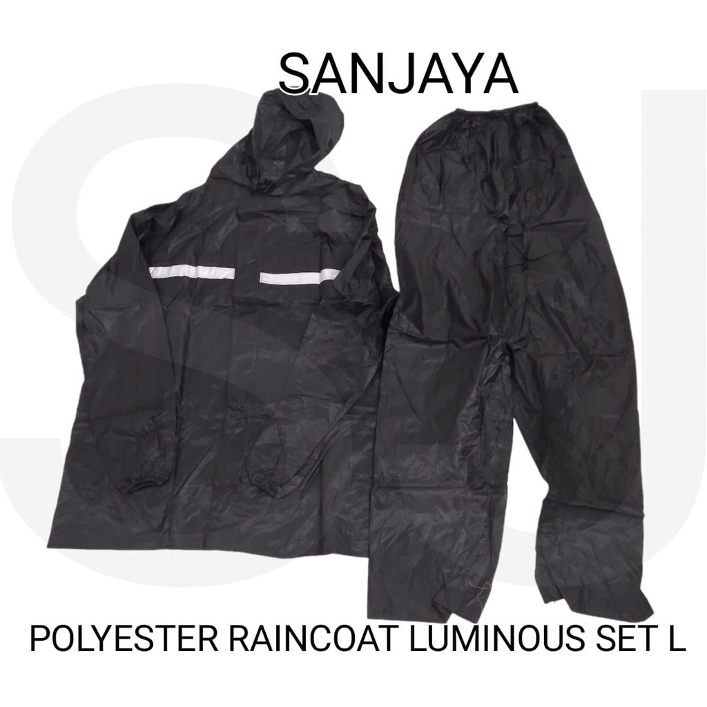 JAS HUJAN / JAS HUJAN SETELAN / MANTOL / JAS HUJAN DEWASA / RAINCOAT / POLYESTER RAINCOAT LUMINOUS SET