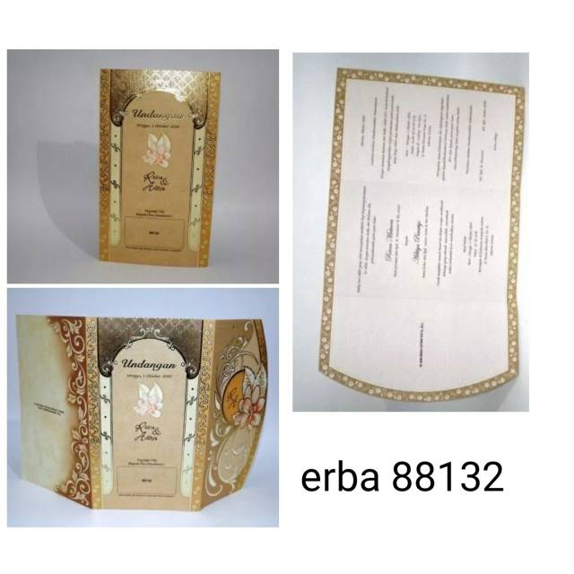 Undangan pernikahan | erba 88132 | cetak undangan murah