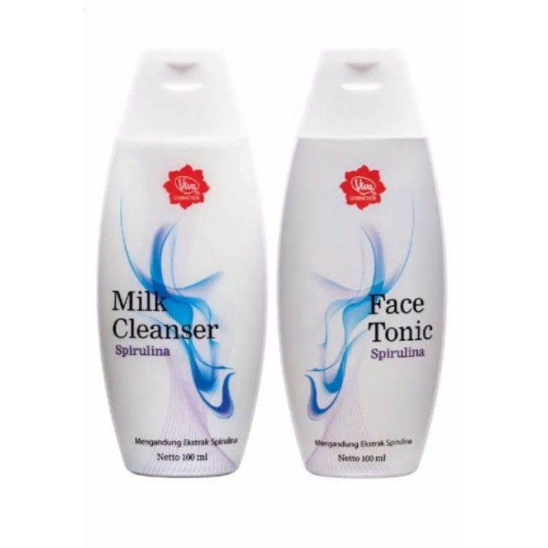 VIVA paket milk Cleanser & Face Tonic Spirulina/skin care