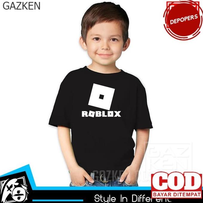 Kaos Roblox Logo Baju Anak