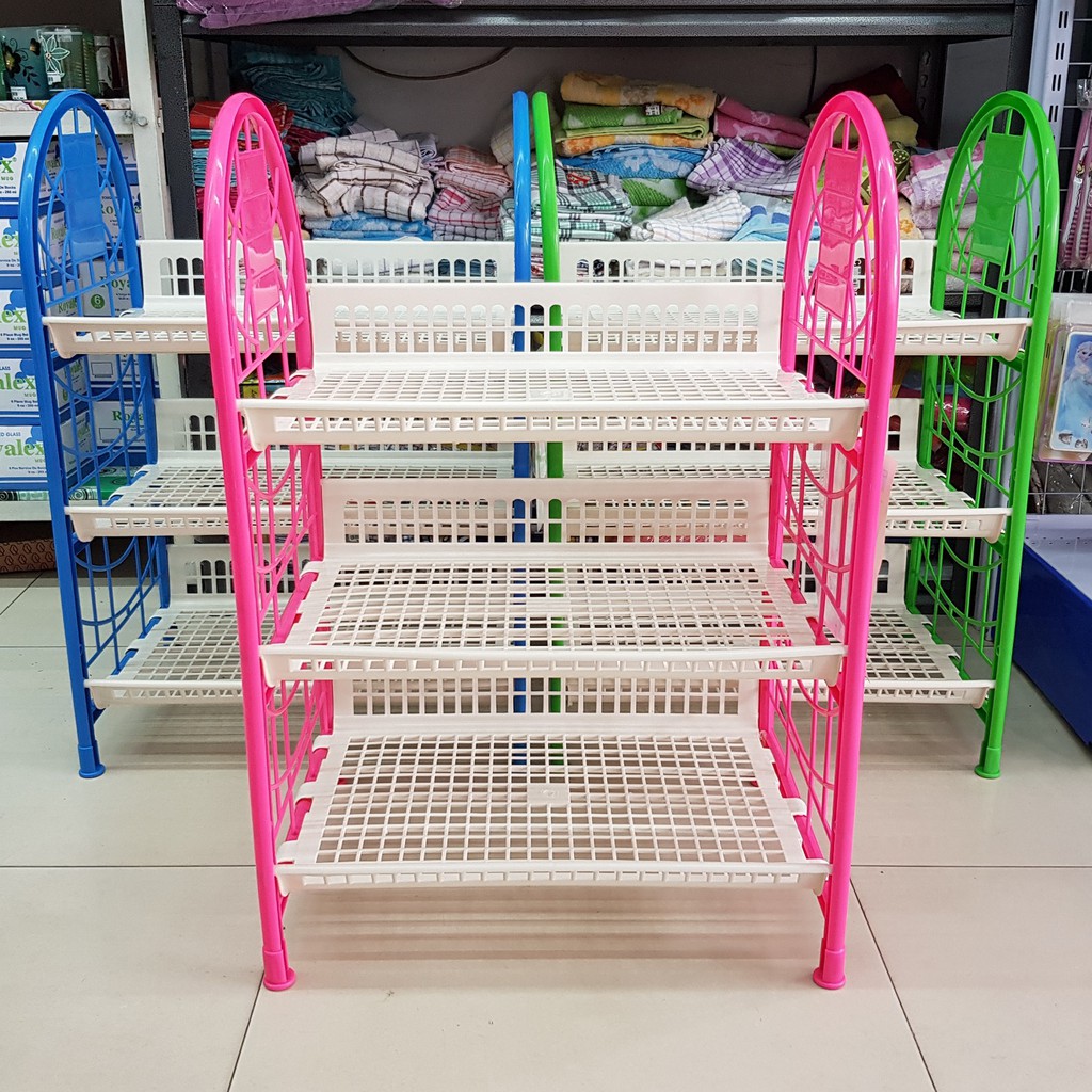 NAGATA 749 3 Rak Dapur Piring Serbaguna Plastik 3 Tingkat NAGATA 749 3 Rak Dapur Piring Serbaguna Plastik 3 Tingkat