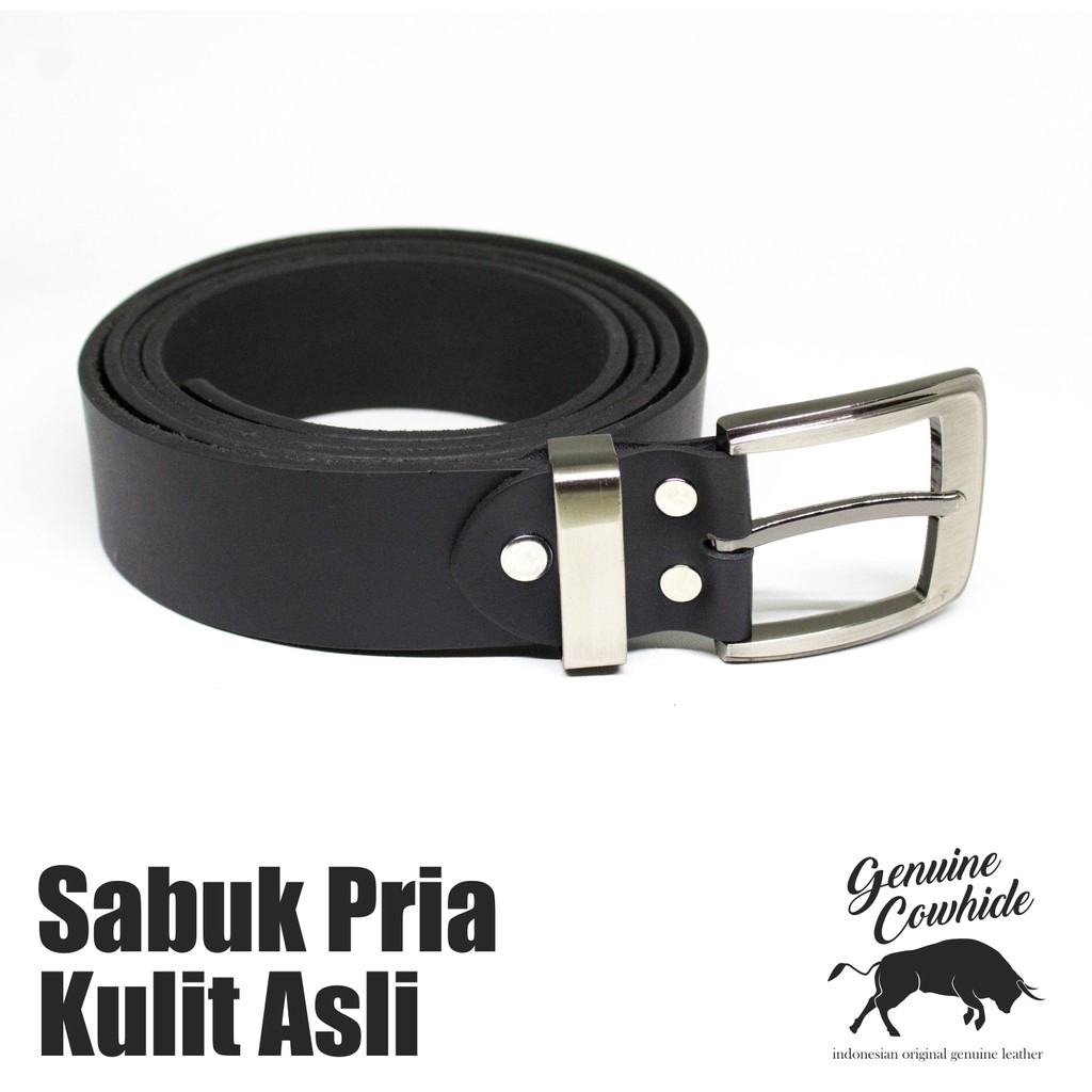 Sabuk/Gesper Pria Kulit Asli