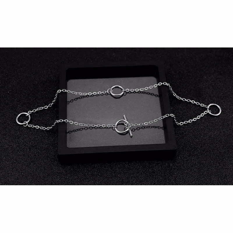 KK0296 - Kalung Rantai Pria Wanita Korea Kpop Kdrama Style BTS EXO NCT