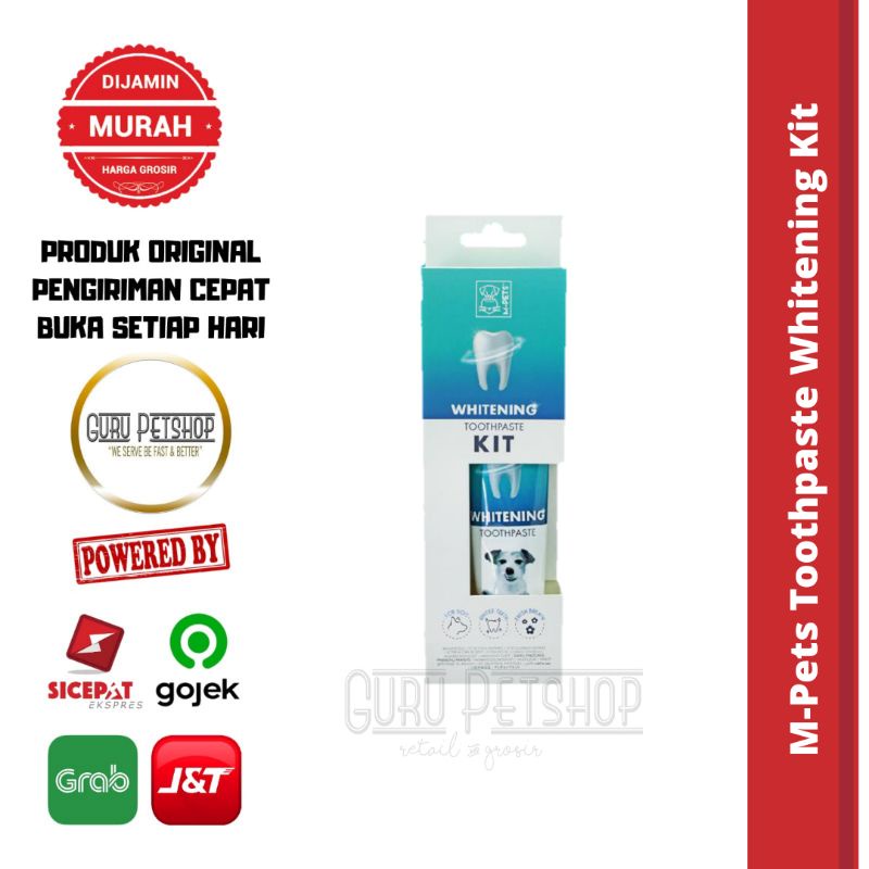 M-Pets Whitening Toothpaste Kit For Dog Sikat Pasta Gigi Anjing Box