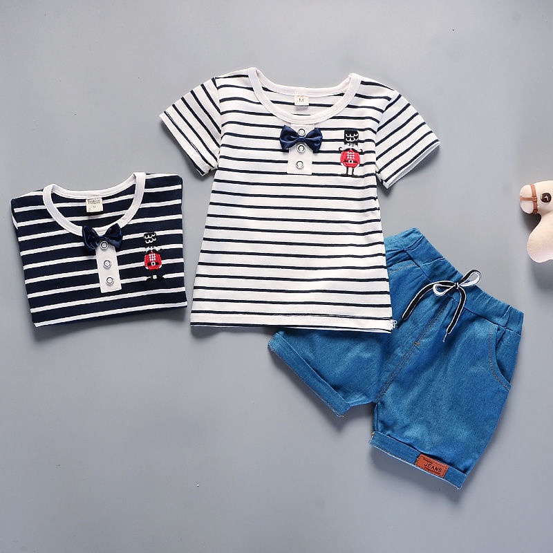 HappyOliver SET LONDON GUARD EBV Setelan Kaos Anak Bayi Laki-laki Pendek 6bulan - 4tahun