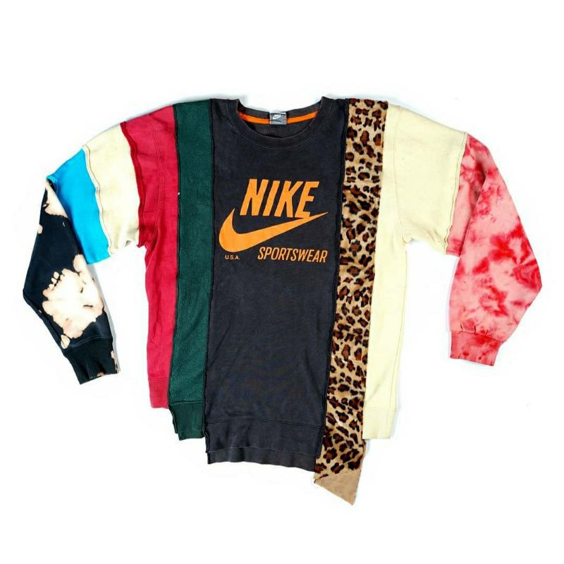 Reworked Nike Crewneck Reworked Nike, Nike Crewneck, Crew Neck ...