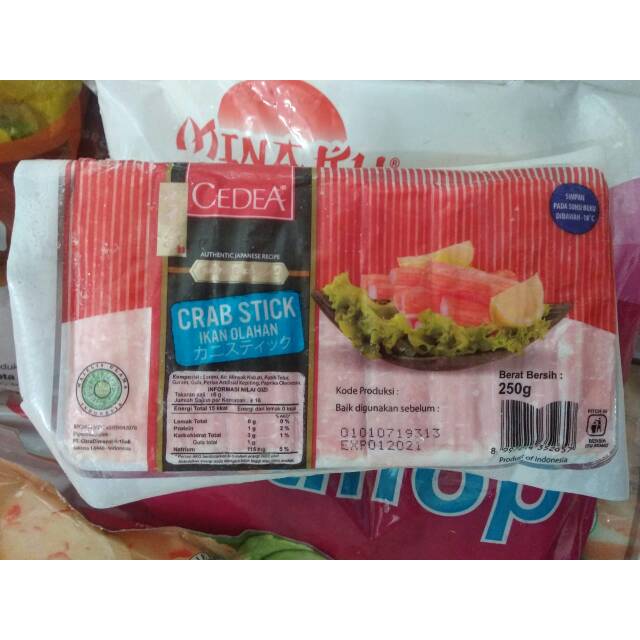 

Crabstick 250gr cedea