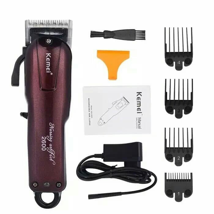 COD Mesin Cukur Rambut Kemei 2600 Hair Clipper Cordless Kemei KM-2600