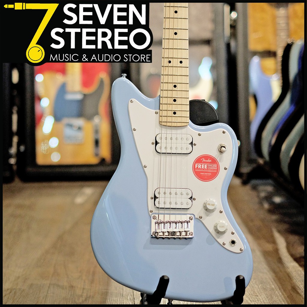 Squier Mini Jazzmaster HH Daphne Blue