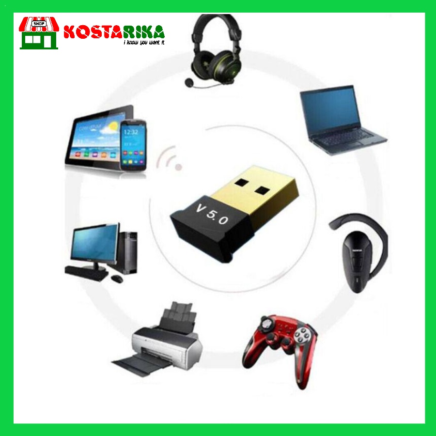 USB Bluetooth V 5.0 DAN 4.0 Serbaguna Untuk Keyboard Speaker Mouse