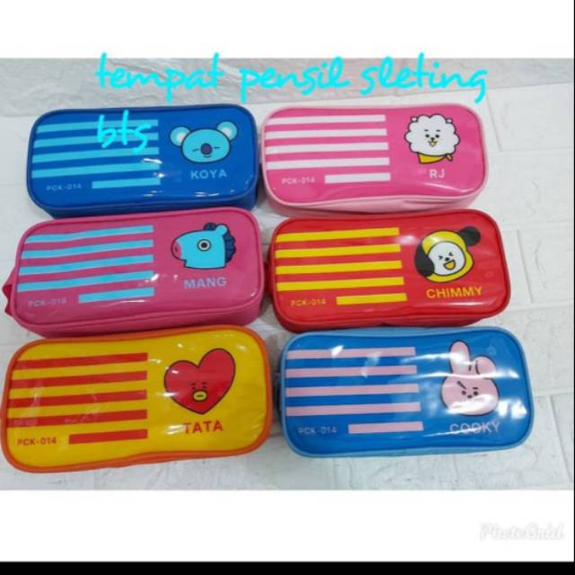 

Tempat Pensil Sleting Bts