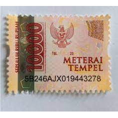 

MATERAI TEMPEL 10.000 ORIGINAL