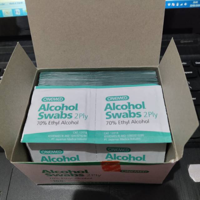 Alkohol Swab Onemed Eceran Readystock murah