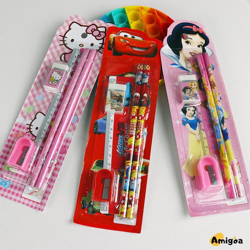 5pcs Siswa Kreatif Set Kartun Kartun Lucu Kindergarten Festival Kecil Hadiah Kecil - AG2