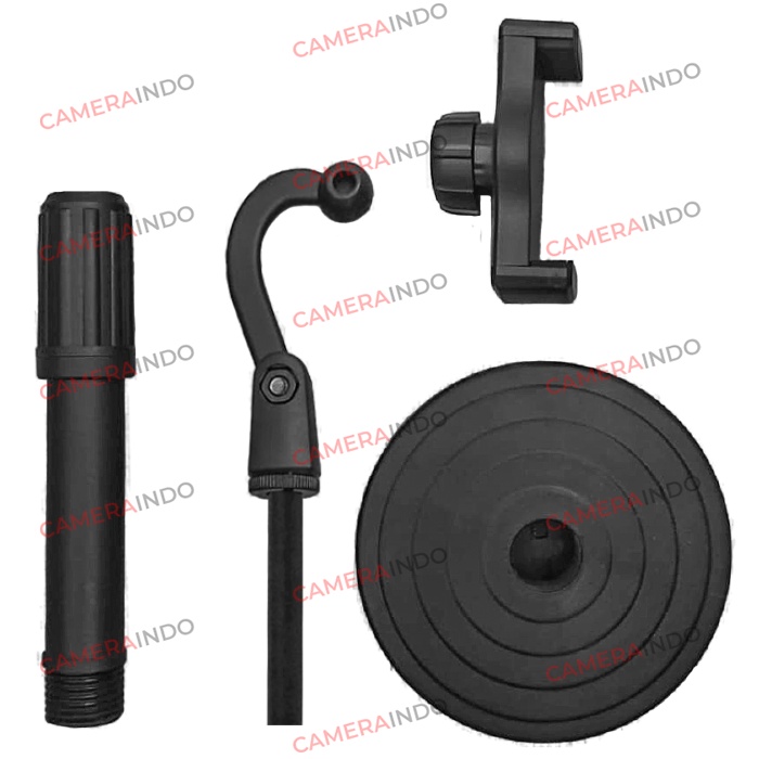 HOLDER PHONE STAND UNIVERSAL HOLDER HP STANDING HANDPHONE TRIPOD-5