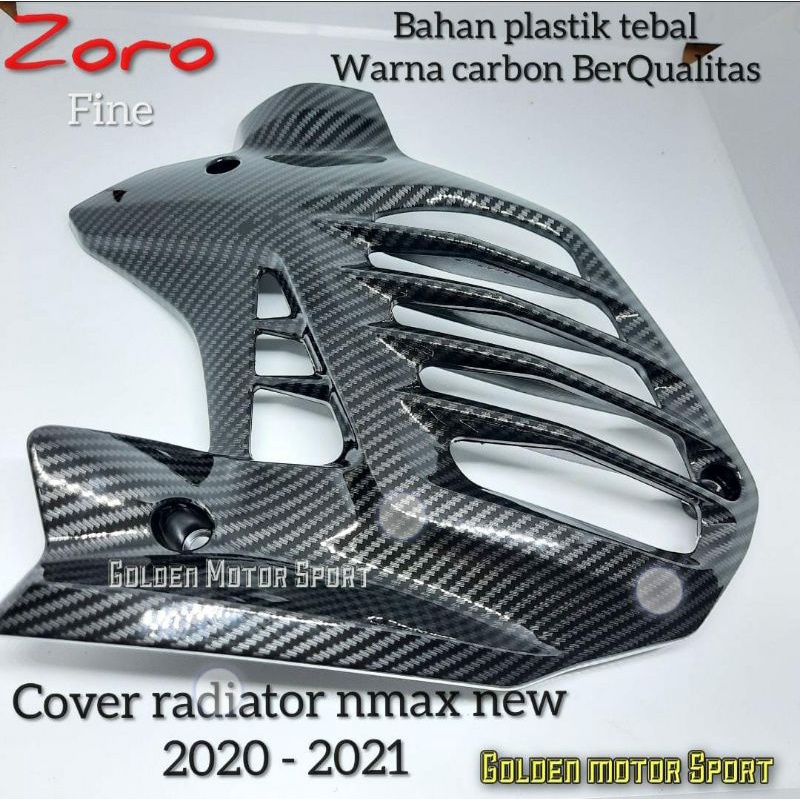 Cover Radiator Nmax New 2020-2021 Cover Radiator Nmax New Tutup Radiator Nmax New Carbon Black