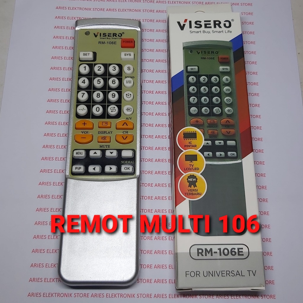 REMOT TV MULTI REMOT MULTI RM 106