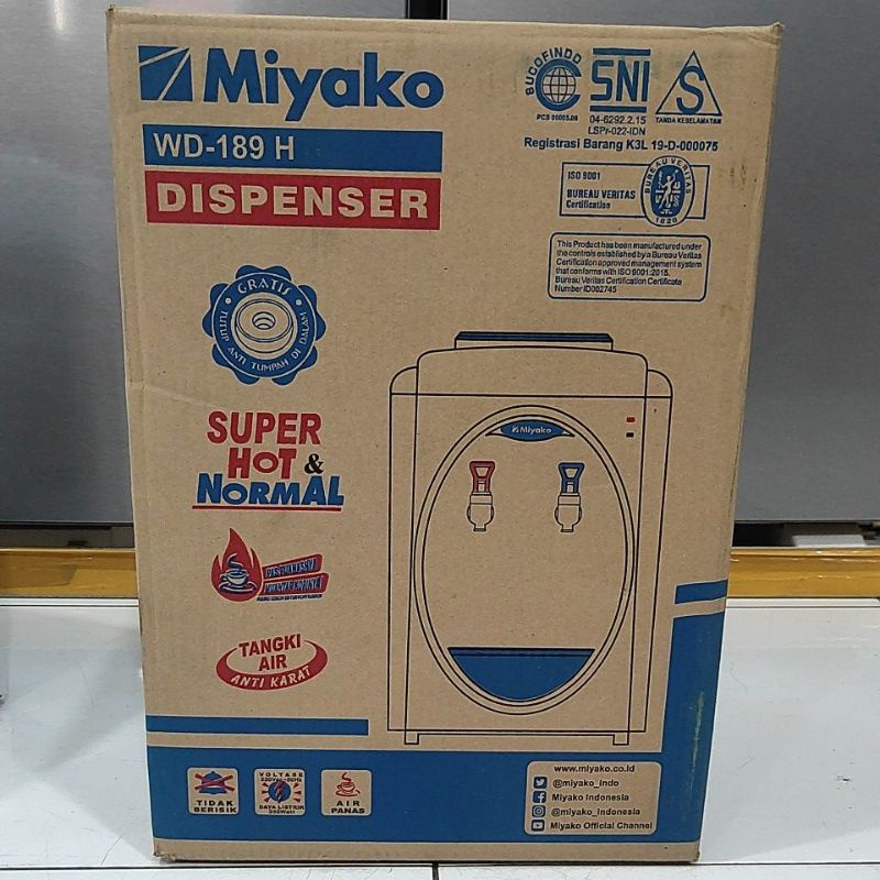 Dispenser Miyako WD-189H(Supet Hot/Normal)