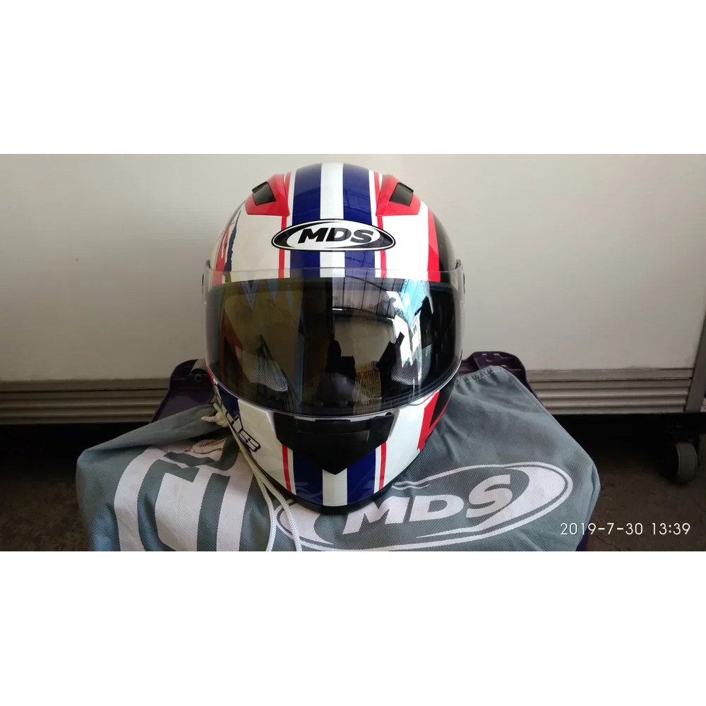 Helm Full Face Mds Provent Avenger Captain America Size M