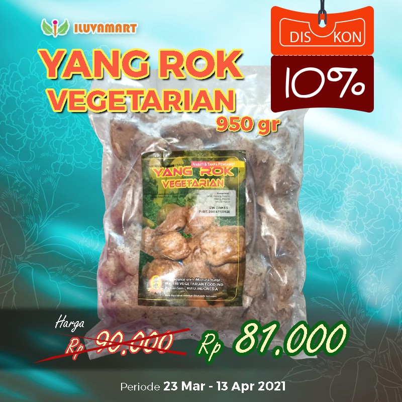 

CI WEI Yang Rok KEMASAN BESAR Vegetarian 950gr Daging Kambing Mutton Vegan
