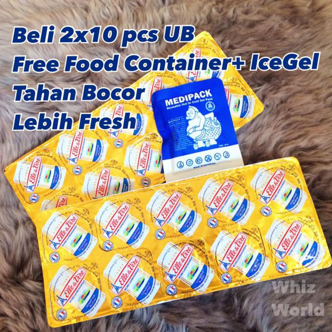 (Cuci Gudang) Elle & Vire Unsalted Butter Ub Baby 10 X 10 Gr Mentega Mpasi Bayi