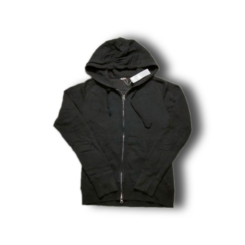 Hoodie Zipper basic uniqlo / Hoodie pria dan wanita