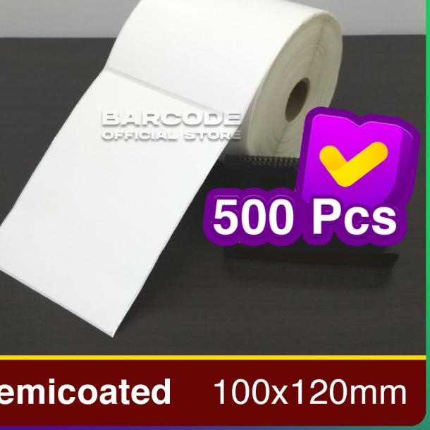 

➧ LABEL BARE 100 X 120 mm KERTAS STICKER LABEL SEMICOATED 100x120 mm ♟