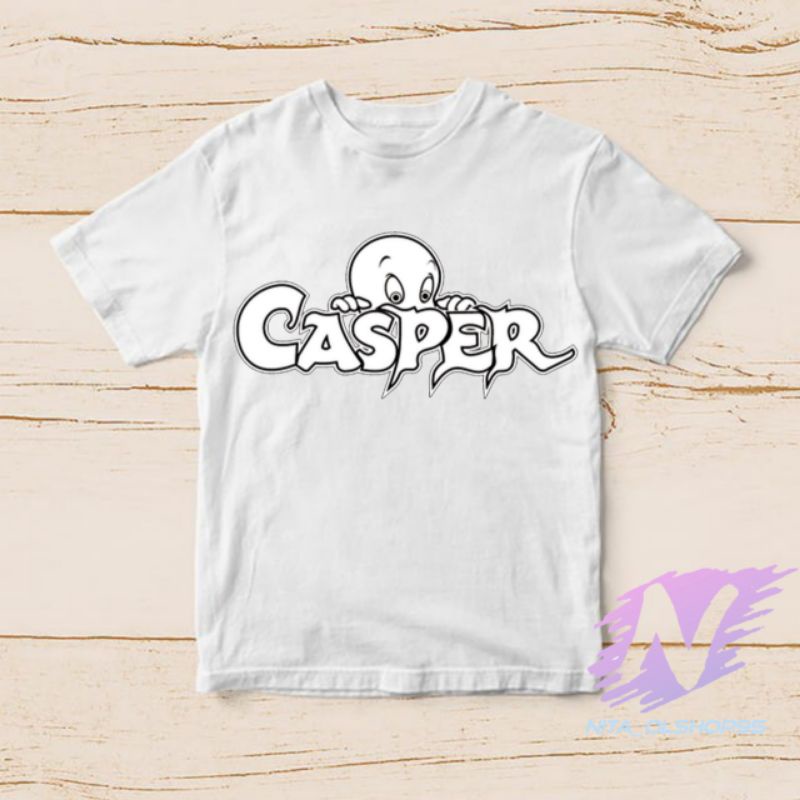 kaos anak kartun casper