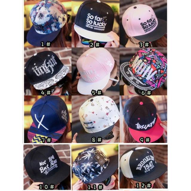 LC125- Topi Baseball gaya korea Wanita