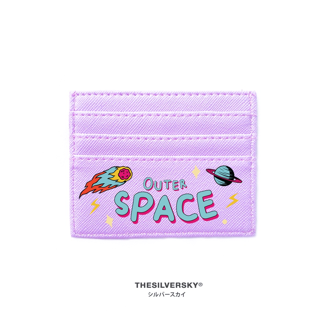 Thesilversky Space Card Holder Dompet Kartu Premium